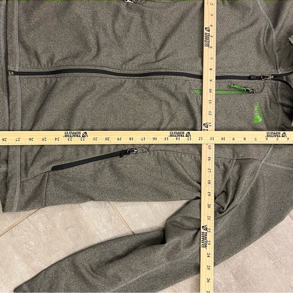 The North Face Cinder Tenacious 300 Fleece Jacket Gray Men L - Picture 6 of 7